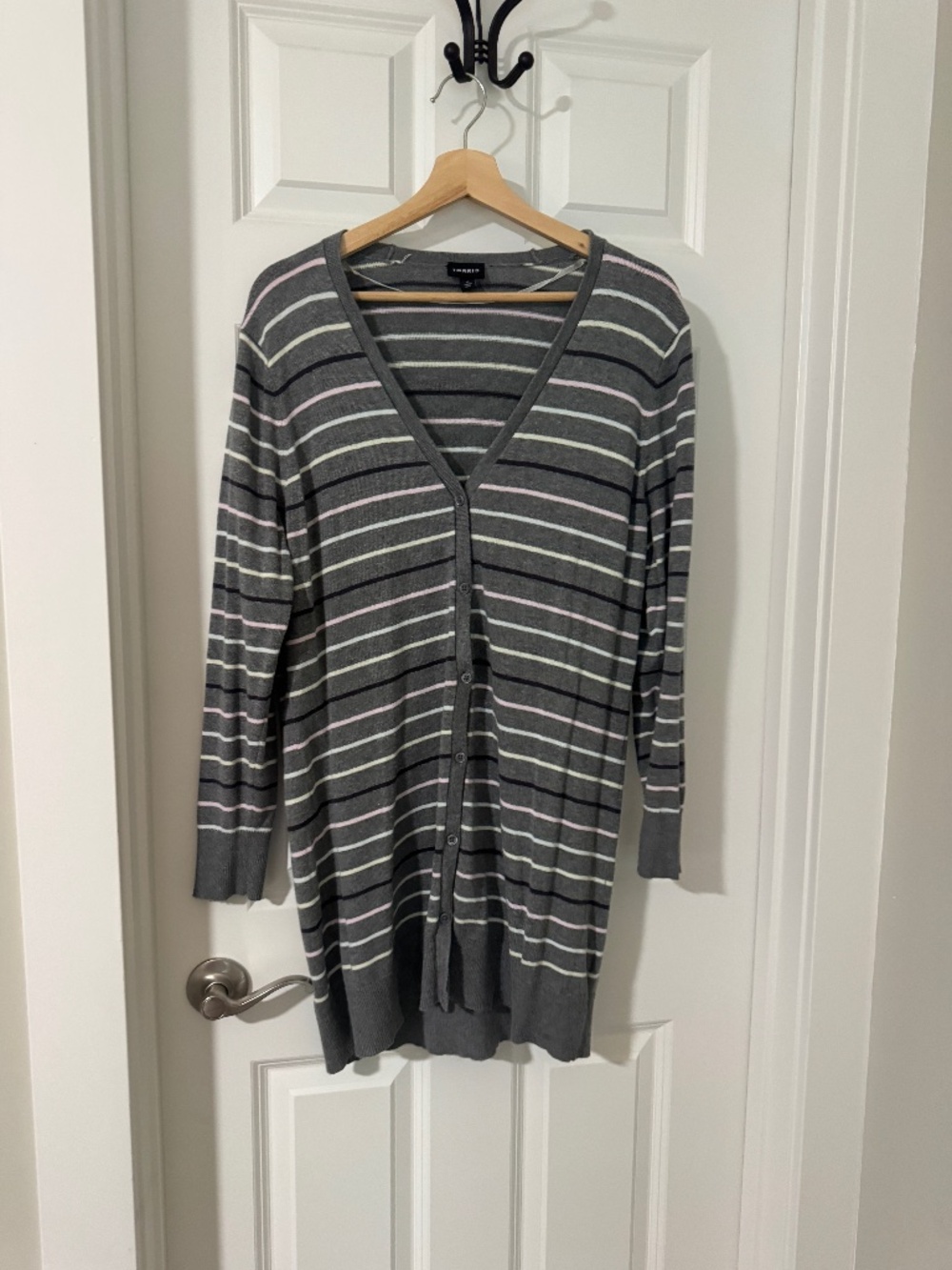 Torrid tunic cardigan striped sz 0